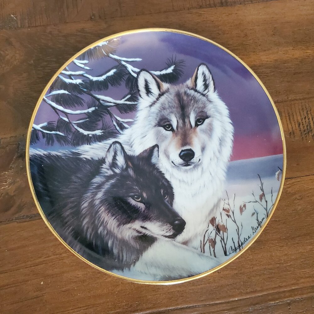 Twilight Watch Porcelain Plate by Cassandra Graham The Franklin Mint